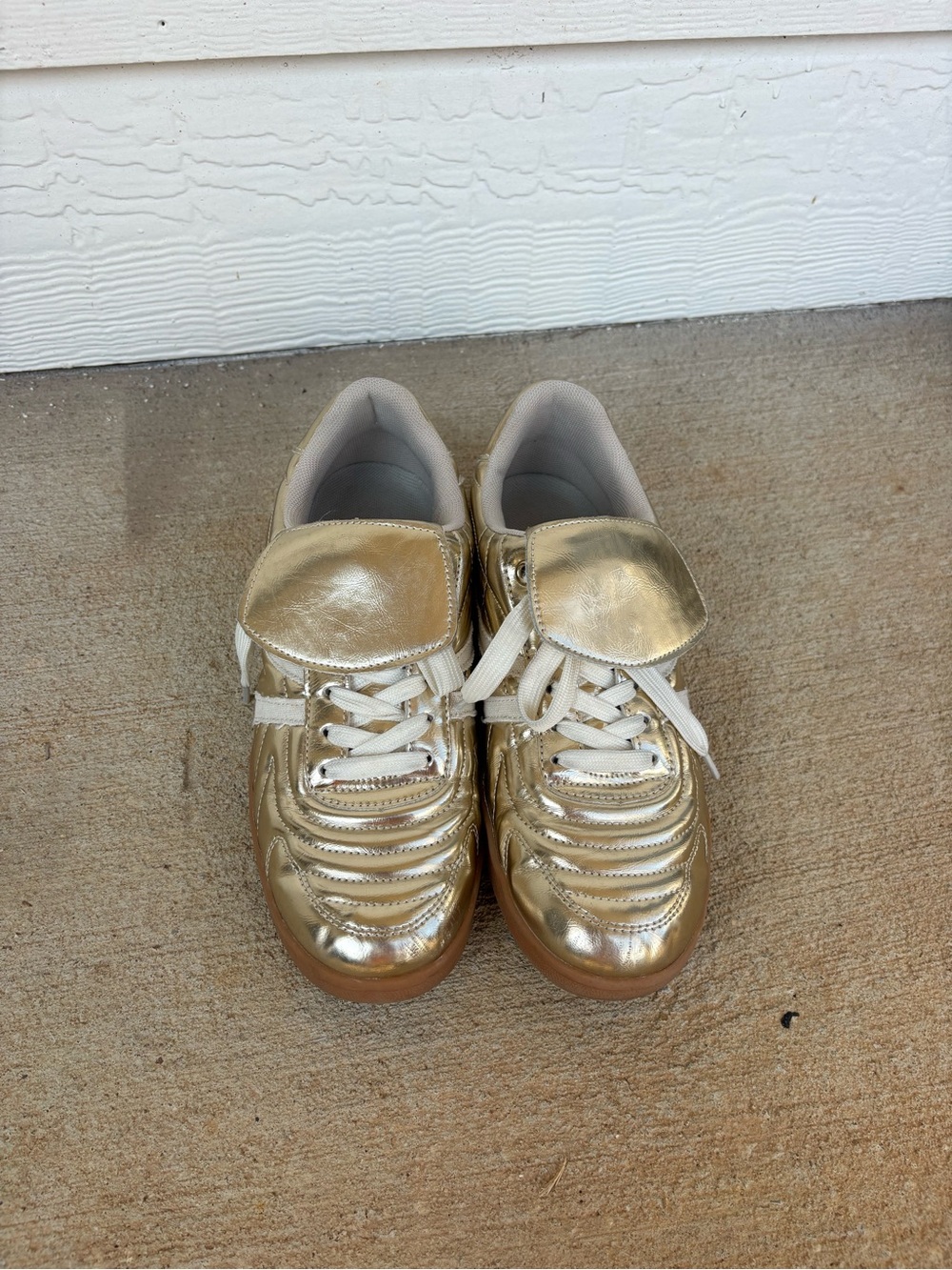 Steve Madden Metallic Gold Women's Sneakers